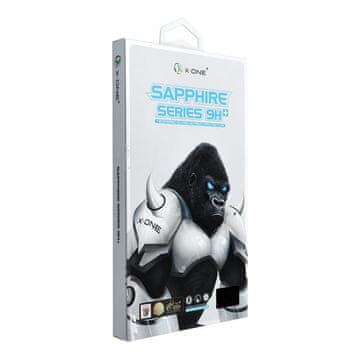 X-One Kaljeno steklo X-ONE 2.5D Full Cover SAPPHIRE – za iPhone 16 Pro/17/17 Pro