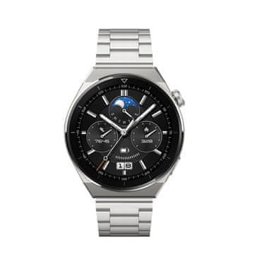 FORCELL Pas za Samsung Galaxy Watch Forcell F-Design FS06 z zaponko iz jekla, 20 mm, srebrne barve