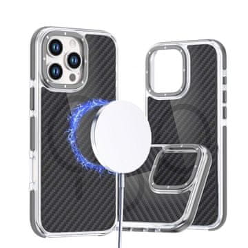 OEM Etui za Samsung S26 PLUS Fiber, združljivo z MagSafe, sivo