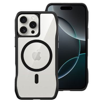 ROAR ROAR ovitek SLIM DEFENDER, združljiv z MagSafe, za iPhone 16 Pro Max, črn