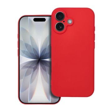 OEM Mehka torbica za iPhone 17, rdeča