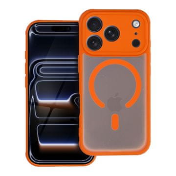 OEM Ohišje za iPhone 16 Full Matte Mag Cover, združljivo z MagSafe, oranžno