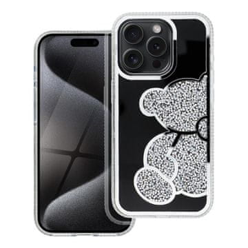 OEM Etui TEDDY BEAR za iPhone 12 / 12 Pro, srebrno