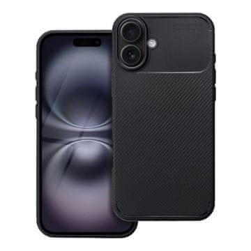 OEM Ohišje za iPhone 16 PLUS Carbon Premium, črno