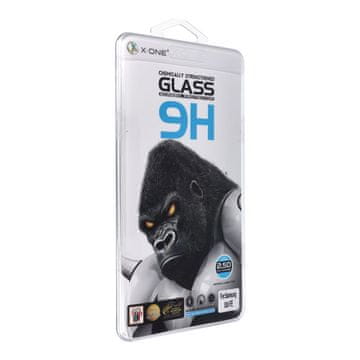 X-One Kaljeno steklo X-ONE Full Cover Extra Strong Crystal Clear – za Samsung S24 FE (popolno lepljenje) črno