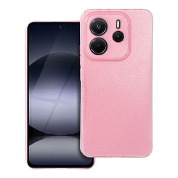 OEM Ohišje za Xiaomi Redmi Note 14 4G (GLOBAL – 164,84 mm x 78,15 mm x 8,16 mm) Clear Case 2 mm Blink) roza