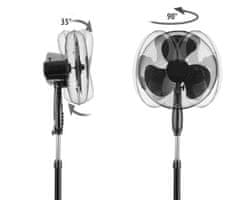 Platinet PSF1616 ventilator, 16" (41cm), 40 W, samostoječ, črn
