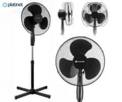 Platinet PSF1616 ventilator, 16" (41cm), 40 W, samostoječ, črn