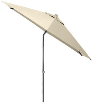 Kettler Easy Push senčnik, vodoodporen, antracit/bež, ø 300 cm