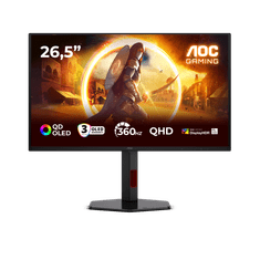 AOC Q27G4SDR gaming monitor, QHD, 67,3 cm (26,5), 0,03 ms (Q27G4SDR)