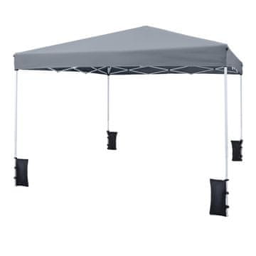 Northix Nastavljiv raztegljiv paviljon 290x290 cm za kampiranje in plažo