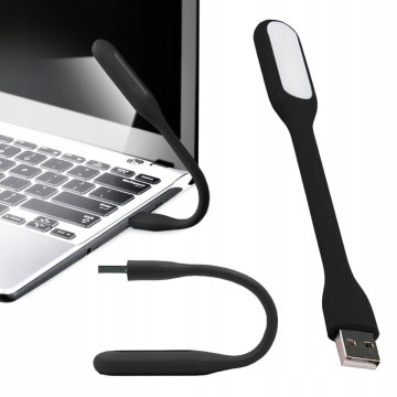 shumee USB SVETILKA 6 LED ČRNE (1000) GAB_A