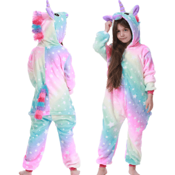 shumee Otroška pižama onesie kigurumi kostum samorog 125-135 cm [M-ONESIE103]