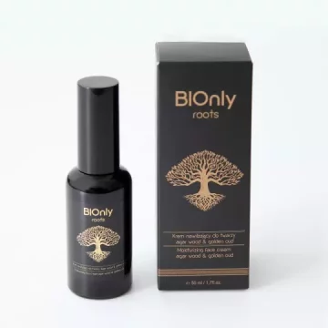 shumee Krema za obraz z agar lesom in zlatim oudom - BIOnly - 50 ml