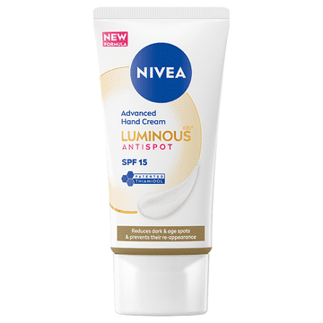 shumee NIVEA Luminous 630 hranilna krema za roke SPF 15 proti razbarvanju 50 ml