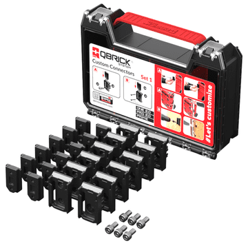 shumee QBRICK CUSTOM SET 1 komplet adapterjev za rdeče škatle v organizatorju