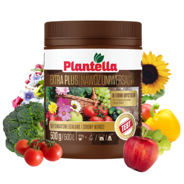 shumee PLANTELLA EXTRA PLUS Univerzalno večkomponentno gnojilo NPK 20 20 20 500 g