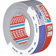 shumee TESA DUCT TAPE srebrn vodoodporen lepilni trak za popravilo tkanin 50 m x 50 mm