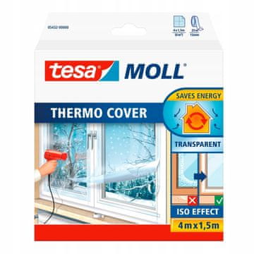 shumee TESA toplotnoizolacijska folija za drugo steklo prozornega okna 4 m x 1,5 m