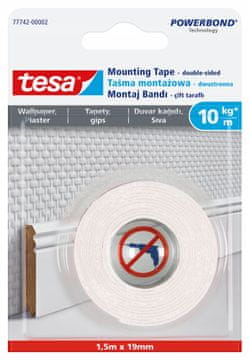 shumee Dvostranski tesa montažni trak za tapete 1,5 m