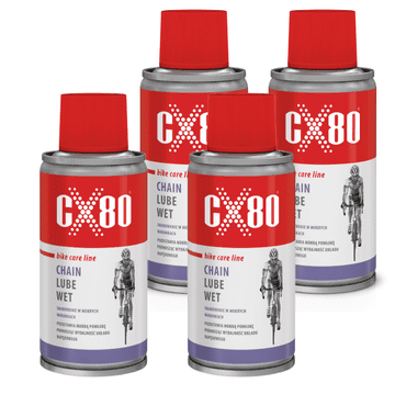 shumee CX80 MAZIVO ZA VERIGE KOLESA WET Mokro mazivo v spreju za verige koles 150 ml x 4