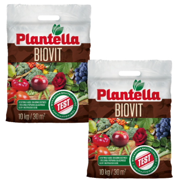 shumee PLANTELLA BIOVIT Bentonitna in zeolitna kamena moka za rože 10 kg x 2