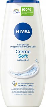 shumee NIVEA Creme Soft kremni gel za prhanje z mandljevim oljem 250 ml