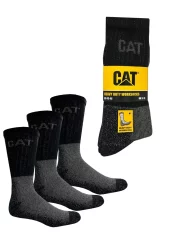 CAT MOŠKE DELOVNE NOGAVICE COOLMAX ČRNE 39/42 3PARI CAT DYN782
