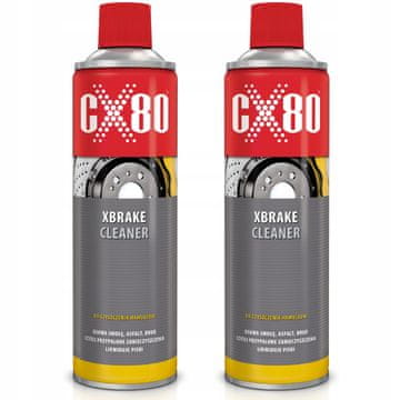 shumee CX80 XČISTILO ZA ZAVORE Sprej za čiščenje in razmaščevanje zavor 600 ml x 2