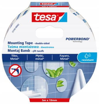 shumee Dvostranski tesa montažni trak, vodoodporen, 5 m