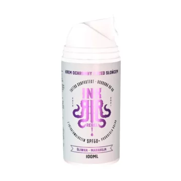 shumee Zaščitna krema za tetovaže SPF50+ z vonjem slive in pasijonke - InkRebel - 100 ml