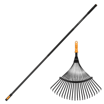 shumee FISKARS ONECLICK glava grabljic za listje 42 cm + ročaj 161 cm