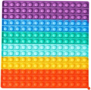 BK SENZORIČNA IGRAČA KVADRAT 30X30 MAVRICA