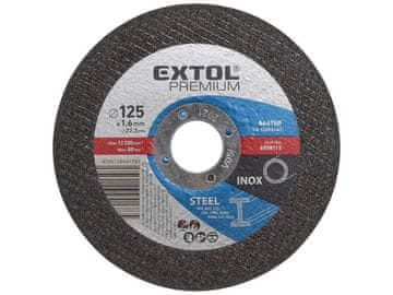 Extol Premium Rezalni disk za jeklo, 125x1,6x22,2 mm, 8808112