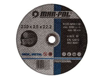 MAR-POL Rezalna plošča 230×2,5×22,2 mm, za kovino - M08126