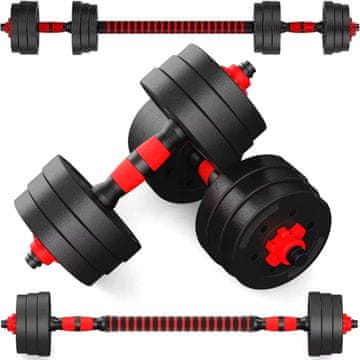 shumee KOMPLET UTEŽ 20 kg 2 x 10 kg + DRŽALA