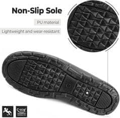 Nikcorp Zimske copate SMajong unisex slip-on, vodoodporen vrh, podložene z umetnim krznom, protizdrsni gumijasti podplat, rdeče 40 EU, za dom in na prostem