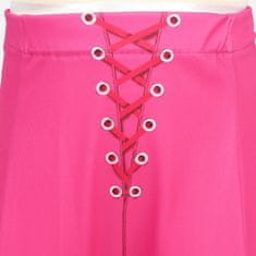 Nikcorp Otroški pustni kostim princeske Roza za deklice 110 cm komplet 5-delni brezrokavnik zvončaste hlače rutka očala uhani temno roza Rose Red bal