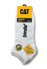 CAT CAT MOŠKE NOGAVICE NIZKE BELE 39/42 3 PARI CAT AV179