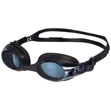 Aqua-Sport OČALA ZA VODNE ŠPORTE Z DIOPTRIJO, PLAVALNA OČALA OPTICAL PRO, ČRNE AS82011, DIOPTRIJA -4.0 OPT