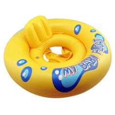 Aqua-Sport OTROŠKI SEDEŽ AQUA-SPORT S KOLESOM IN SEDEŽEM RUMEN 67 CM AS07260