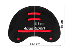 Aqua-Sport AQUA-SPORT VESLICE ZA PRSTE WIOSEŁKA BLACKHAWK ČRNE AS002015