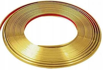shumee FLEKSIBILNI KROMIRANI TRAKOVI ZLATI TRAK 12 MM
