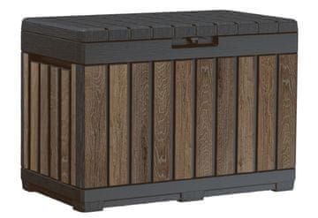 KETER Kentwood Box škatla za shranjevanje, 190 L, oreh