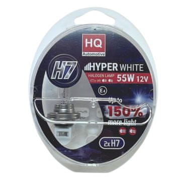 shumee H7 12V 55W HIPER BELE ŽARNICE +150% SVETLOBE 2 KOS.