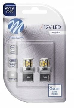 M-Tech T20 W21W Osram LED žarnica 21xSMD 2835 bela
