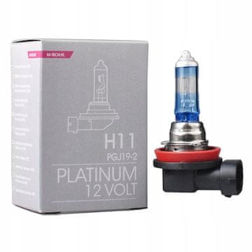 M-Tech H11 PLATINASTA ŽARNICA 12V 55W PLUS 130% M-TECH