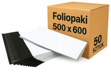 shumee Kurirske folijske kuverte 500x600 mm 50 kosov močne bele folijske kuverte XL 50 kosov
