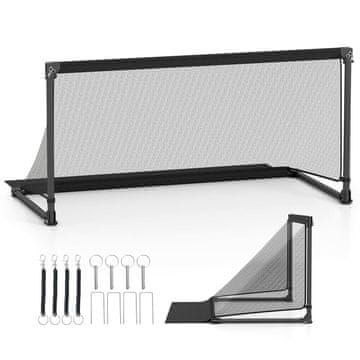 Northix Zložljiv nogometni gol 150x71x76cm kovinski okvir PE mreža