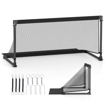 Northix Zložljiv nogometni gol 120x57x60cm kovinski okvir PE mreža